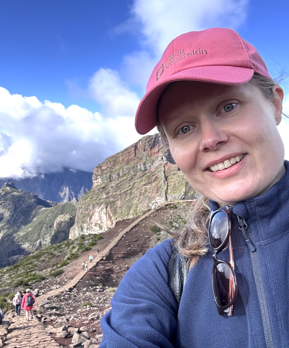 Nina Patkai outdoors in Madeira